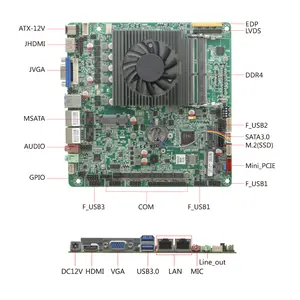 ITX-B81_I726L Thin Itx 2 Gigabit I7-8565U Motherboard Mini Itx neu mit VGA HD LVDS/eDP 8 USB 6COM Motherboards