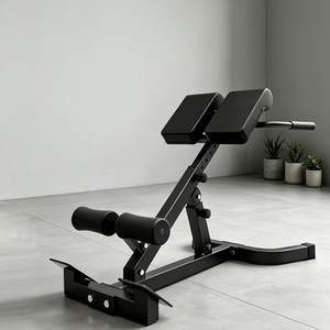 Chaise romaine de musculation pliable en acier réglable pour usage commercial en salle de sport - Product Image 5
