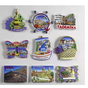 도매 공장 직판 3D 맞춤 도시 레진 기념품 냉장고 자석 지역 도시명 냉장고 자석 - Product Image 2