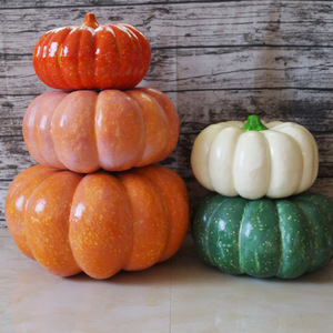 Spot Supply Simulación Calabaza Espuma <span class=keywords><strong>Fa</strong></span> K <span class=keywords><strong>e</strong></span> Calabaza Centro comercial Hotel Accesorios de decoración de Halloween - Product Image 4