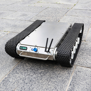 Tins-6 tất cả các địa hình ngoài trời cao su di động theo dõi Crawler <span class=keywords><strong>Robot</strong></span> Chassis - Product Image 5
