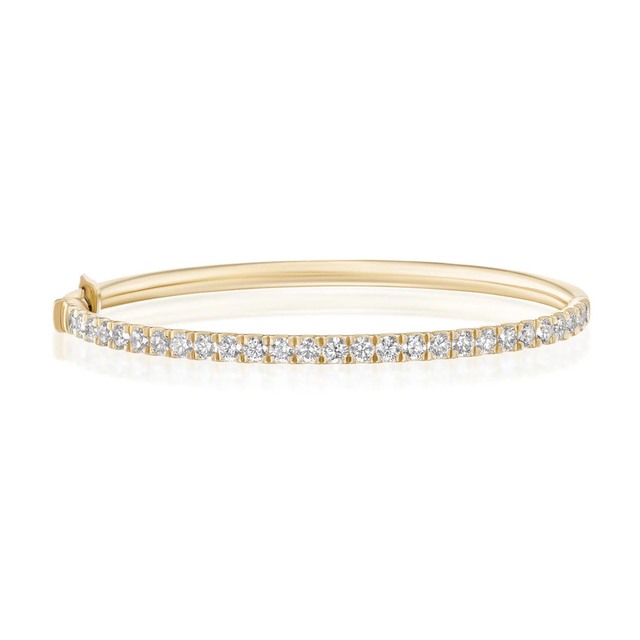 CHICNNA 925 Cuff Bangle Medium Diamond Bracelet Fashion Jewelry Bracelets Bangles Minimalistic Sterling Silver Bracelet Bangles