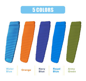 HOMFUL-colchón de aire inflable, cojín de dormir para momia con bomba - Product Image 6