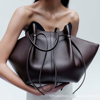 Sac fourre-tout en cuir PU pour femme, grande capacité, sac à main, sac à bandoulière tendance, rétro, décontracté, pour le travail, le bureau, le shopping, OEM ODM