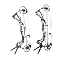 Arc à poulies de compétition CNC Dawn X3 de 70 lb pour la chasse à haute vitesse, avec trois modèles de déclenchement