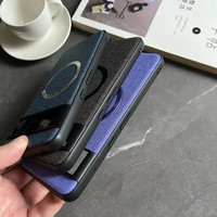 Étui de charge sans fil magnétique d'affaires de luxe pour Google Pixel 9 9Pro 6 7 8 Pro 6XL 5A 6A 8A couverture mince en cuir de lin