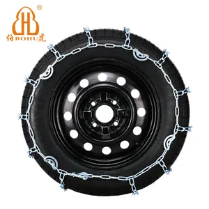 BOHU Car Wheel Tyre Snow Chain Car Truck Non-slip Tractor V Bar Snow Chain High Quality Alloy Weld Snow Link Tire Chain