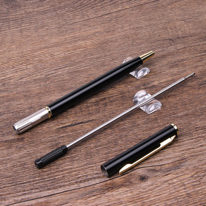 Customized Luxury Premium Novelty Gift Metal Ballpoint <b>Pen</b> Laser Engraved Logo Body Black/Blue Ink 1.0mm Tip Promotional - Product Image 5