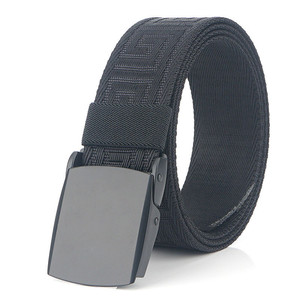 Ceintures de golf tactiques d'extérieur de couleur verte amy pour hommes et ceintures web 100% en nylon véritable pour hommes avec un toucher confortable - Product Image 2