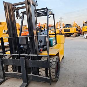 Heavy Load <b>Handling</b> Machinery Japan Genuine Used Komatsu FD70 7 Ton Diesel Forklift with Hydraulic Side Shifter and Solid Tire - Product Image 5