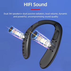 Tour de cou en silicone souple pour le jogging du matin et le soir, accessoire audio sans fil axé sur le confort, haut-parleur Bluetooth suspendu au cou - Product Image 3
