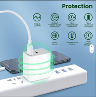 Chargeur rapide 30W Type C USB, adaptateur mural PD QC3.0, ABS PC ignifuge pour la maison, ordinateur portable, téléphone