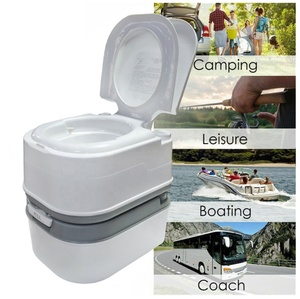 WC portable grande capacité, design européen, cuvette de bidet blanche, toilettes autoportantes, articles sanitaires pour la maison et le <span class=keywords><strong>camping</strong></span> - Product Image 2