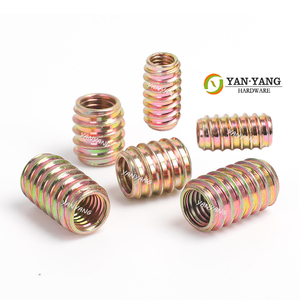 Insertos Roscados Yanyang <span class=keywords><strong>de</strong></span> 3/8 y 5/16 Pulgadas, Insertos Roscados Hexagonales <span class=keywords><strong>para</strong></span> <span class=keywords><strong>Madera</strong></span> Blanda con Rosca Interior y Exterior - Product Image 1
