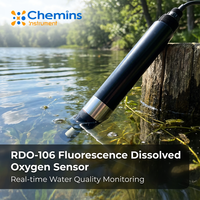 Sensor Óptico de Oxígeno Disuelto, Medidor de Sonda DO, Método de Fluorescencia, 0-20 mg/L, RS485 Modbus, para Acuicultura y Tratamiento de Aguas Residuales