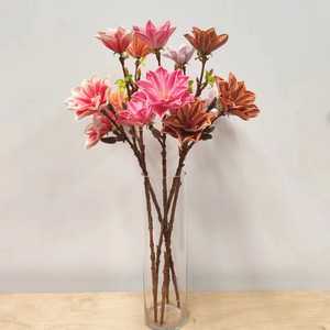 Orquídeas <span class=keywords><strong>Dendrobium</strong></span> artificiales de seda para decoraciones de bodas y decoraciones para el hogar Flor preservada - Product Image 1
