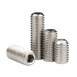 High Strength DIN 916304/316 Stainless Steel Hex Socket Cup Point <strong>Set</strong> <strong>Screws</strong> Headless Grub <strong>Screws</strong> M1.6 to M16 Stop <strong>Screws</strong> - Product Image 1