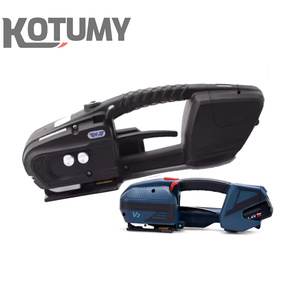 เครื่องมัด V1/V2/V3ไฟฟ้าสำหรับสาย PET 13-16มม. อุปกรณ์บรรจุภัณฑ์อัตโนมัติแบบพกพาเครื่องละลายน้ำร้อนจอแสดงผลดิจิตอล - Product Image 3