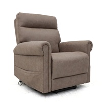 Geeksofa Fauteuil inclinable électrique à trois moteurs avec appui-tête électrique pour les personnes âgées