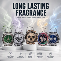Votre LOGO ICI Désodorisant de voiture de luxe en forme de montre Diffuseur de parfum suspendu longue durée Fournisseur en gros