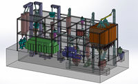 Extrudeuse à double vis entièrement automatique en acier inoxydable, contrôlée par PLC, 6 tonnes/h, pour aliments secs et humides pour animaux de compagnie (chiens, chats, poissons)