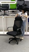 Chaises confortables rotation tissu pivotant gaz levage bureau d'ordinateur ergonomique maille chaise de bureau exécutif