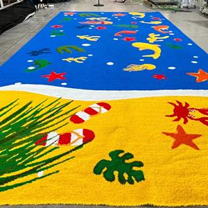 <span class=keywords><strong>Pelouse</strong></span> de gazon artificiel 3D haute densité 2024 pour sol décoratif <span class=keywords><strong>synthétique</strong></span> de jardin et décoration murale - Product Image 2