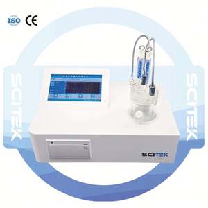 Titrant automatique coulométrique Karl Fischer SCITEK, détecteur/analyseur de teneur en humidité, écran couleur LCD 7 pouces, capacité 50 ml-750 ml - Product Image 6