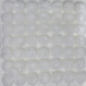 Large 4cm Colorful Mink Pom Pom Diy Phone Case Material Rabbit Fur Hair Clip Plush Manual Craft Decor Summer 2021 Yiwu Origin - Product Image 3