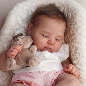 Muñeca Bebé Realista <span class=keywords><strong>de</strong></span> 49 cm, <span class=keywords><strong>Cuerpo</strong></span> <span class=keywords><strong>de</strong></span> Vinilo Suave y <span class=keywords><strong>Tela</strong></span>, 19 Pulgadas, Piel 3D Realista, Muñecas <span class=keywords><strong>Reborn</strong></span> para Niños, Juguete <span class=keywords><strong>de</strong></span> Regalo - Product Image 3