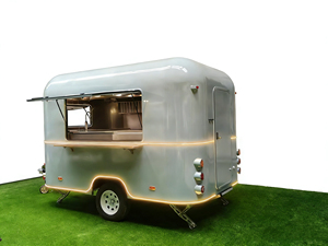 Remolque de Comida Móvil de Acero Inoxidable VIC con Servicio de Dulces y Papas Fritas, Unidad Multifuncional para Exteriores - Product Image 4