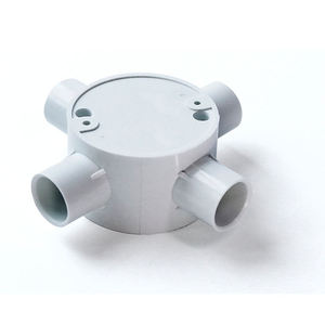 Boîte de jonction ignifuge AC BJ 4 en PVC blanc, résistante aux flammes, pour conduites de 20 mm à 50 mm - Product Image 4