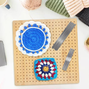 Kits de Crochet, Tabla de Bloqueo de 11 Pulgadas para Crochet, Tabla de Bloqueo para Principiantes - Ideal para Bloquear Cuadrados de Abuela - Product Image 4