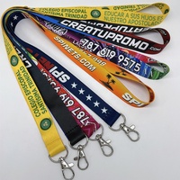 Cordons en polyester pour impression par transfert thermique avec logo, porte-badge, crochet et sangle de cou – Fabricant chinois, vente en gros