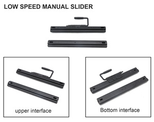 Cursori del sedile universali binario di montaggio del sedile, Kit di staffe a doppia guida di bloccaggio compatibile con la maggior parte dei <span class=keywords><strong>sedili</strong></span> <span class=keywords><strong>Aftermarket</strong></span> - Product Image 6