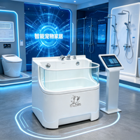 Équipement de toilettage pour animaux de compagnie en acrylique à LED pour thérapie par la couleur, à fort potentiel de profit, en gros