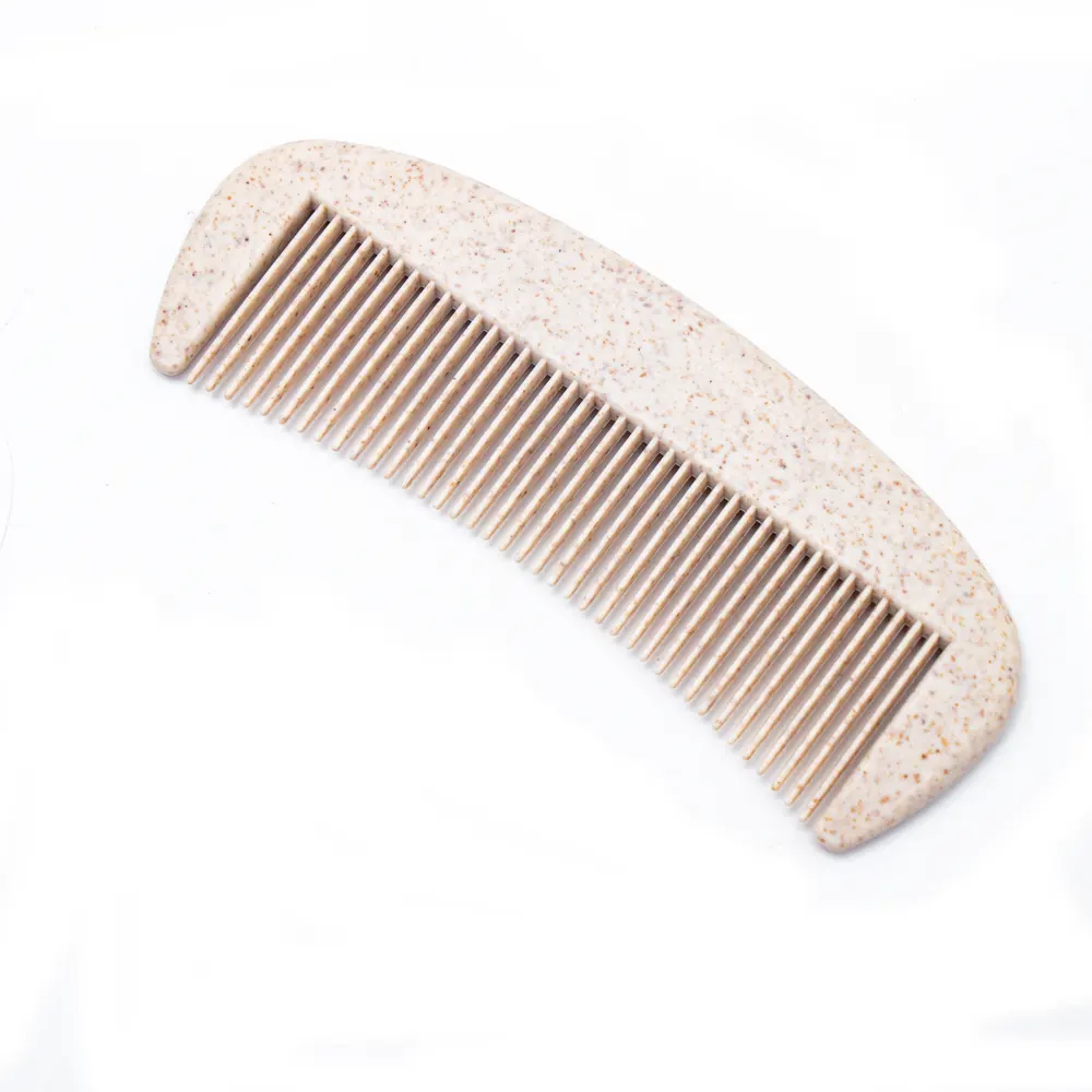 Pettine personalizzato piccolo biodegradabile paglia di grano pettini da tasca per capelli