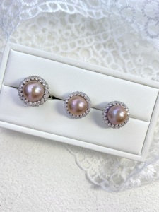 Alloy Accessories <strong>Fresh</strong> <strong>Water</strong> Nucleated Purple &quot;Sunflower&quot; <strong>Pearl</strong> Pendant 12-13mm Near Perfect Circle