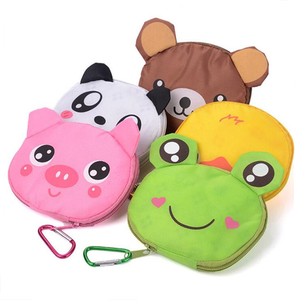 Sac fourre-tout pliable en tissu Oxford écologique, motif animal de dessin animé, personnalisable, avec poignées en corde, mignon et élégant, fabriqué au Vietnam - Product Image 5