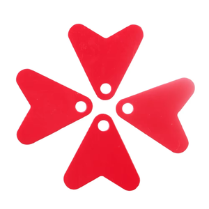 LUSHAZER 10000 pièces/sac Ailettes de queue de leurre de pêche en plastique, languettes rotatives souples, pièces et accessoires pour leurres cuillères de pêche - Product Image 4