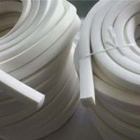 Bande d'étanchéité en mousse de silicone haute température, bande d'étanchéité en éponge, caoutchouc de silicone, designs personnalisés acceptés