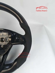 Pour mercedes-benz classe E CLA CLS E300 volant en cuir de Fiber de carbone convient à W205 W204 W222 C63 GLA GLC A45 E63 <span class=keywords><strong>S63</strong></span> <span class=keywords><strong>GLE</strong></span> - Product Image 5