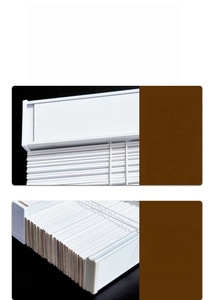 Volets électriques en <span class=keywords><strong>bois</strong></span> peints Finition de <span class=keywords><strong>couleur</strong></span> personnalisée Lamelles de 50mm <span class=keywords><strong>Baguette</strong></span> d'inclinaison lisse Design moderne Écologique pour fenêtre intérieure - Product Image 4