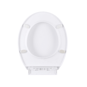 Asiento de Inodoro <span class=keywords><strong>Universal</strong></span> de Repuesto con Cierre Suave de PP, <span class=keywords><strong>Tapa</strong></span> de Plástico para <span class=keywords><strong>WC</strong></span> con Bisagras Redondas Ajustables de Acero Inoxidable, Compatible con la Mayoría de los Inodoros - Product Image 3