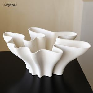 Jarrón de Cerámica Minimalista Moderno en Forma de Maceta, Diseño Nórdico para Bodas, para Uso en el Hogar, Sala de Estar u Hotel - Product Image 4