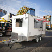 Nouvelle remorque de restauration rapide australienne, chariots de cuisine de rue pour restaurants, magasins de restauration et commerce de détail, essentiels pour les hôtels, équipement et composants principaux