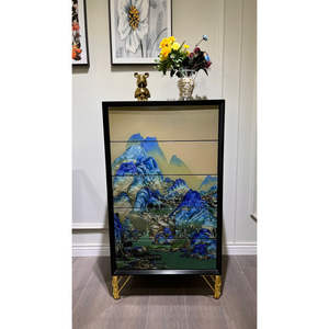 ตู้คอนโซลและโต๊ะข้างเตียงไม้หรูหราสำหรับห้องนั่งเล่นและห้องนอน ตู้ไซด์บอร์ดทันสมัยสำหรับเฟอร์นิเจอร์ห้องรับประทานอาหาร - Product Image 1