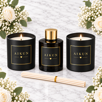 AIKUN Solution Complète Personnalisée de Luxe pour Diffuseurs à Bâtonnets en Fibre avec Marque Privée pour Achat de Cadeaux