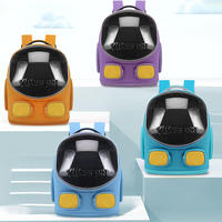 Sac à dos de transport pour animaux de compagnie en nylon, type capsule spatiale, pour avion, extérieur, portable, grande capacité, respirant, double bandoulière, cage solide pour chat et chien