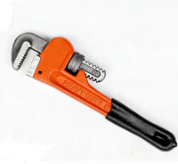 Outils à main, clé à molette réglable de type américain de 8 pouces, clé à tuyau droite robuste